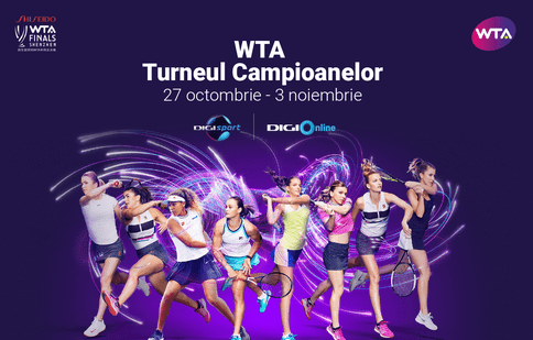 Digi Sport a prelungit contractul pentru difuzarea meciurilor de tenis WTA până în 2023
