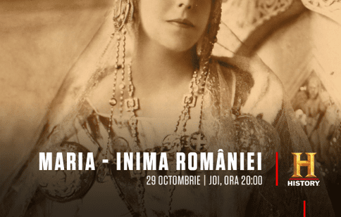 Postul de televiziune History marchează 145 de ani de la nașterea Reginei Maria, prin difuzarea documentarului „Maria – Inima României”