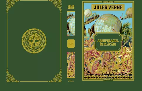 ”Arhipelagul în flăcări”, din colecția Jules Verne, o ficțiune romantică și multă aventură
