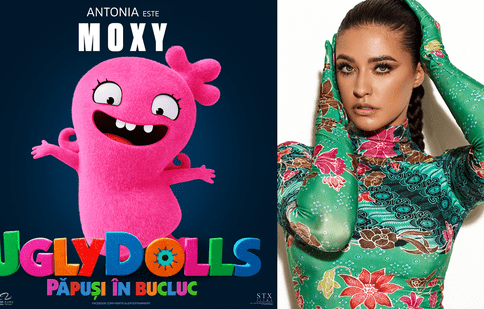 Antonia face senzaţie pe marile ecrane la debutul său în animaţia ,,UglyDolls: Păpuşi în bucluc”