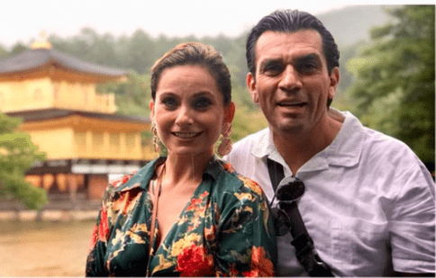 GALERIE FOTO. Jorge Salinas și Elizabeth Álvarez se bucură de o vacanță romantică în Japonia