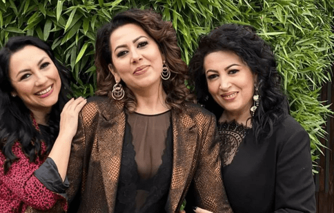 Andra, apariție rară alături de surorile ei mai mari, la Londra