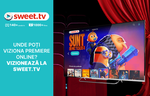 Urmărește cele mai noi premiere de la Disney și nu numai, la SWEET.TV – cinema direct la tine acasă!