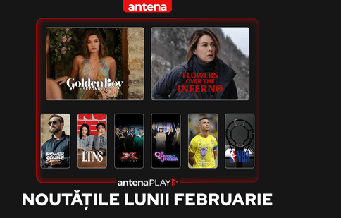 Ce e nou pe AntenaPLAY în februarie 2025. Ce filme, seriale, emisiuni și competiții sportive se văd online