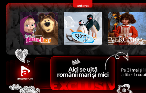 Program special de Ziua Copilului la AntenaPLAY. Ce desene animate și filme pot vedea cei mici