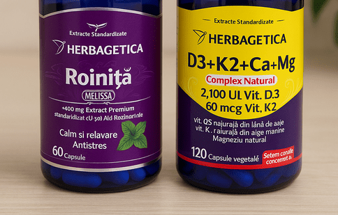 Vitamina D3, K2, magneziu și roinița: combinația naturală pentru sănătatea ta zilnică