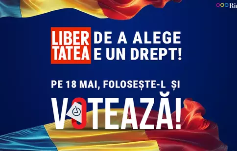 Libertatea de a alege e un drept! Pe 18 mai, folosește-l și votează!  
