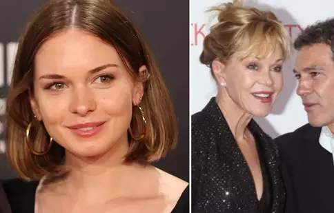 Imagini de colecție cu Stella. Cum arată fiica lui Antonio Banderas și a lui Melanie Griffith. Are 28 de ani și trăsături de model