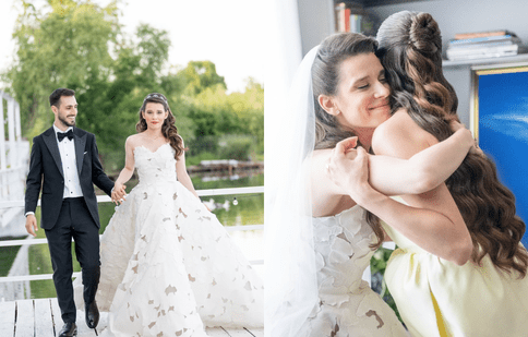 GALERIE FOTO. Elena Hagi dezvăluie imagini emoționante de la nunta Kirei. „Un gând pentru miri”. Ce mesaj i-a transmis cumnatei sale