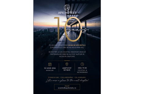 APX Hotels – 10 ani de dezvoltare în hospitality-ul contemporan românesc