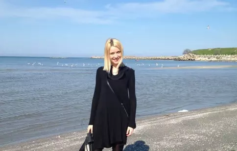 Diana Dumitrescu a petrecut Paștele la malul mării