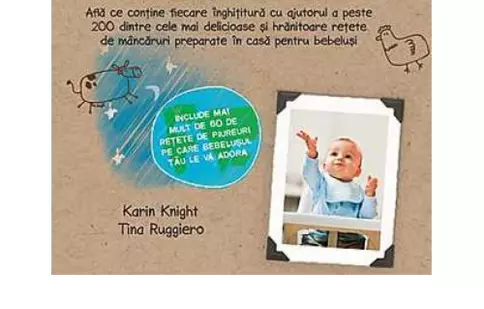 „Cele mai bune mâncăruri pentru bebeluși”, în oferta editurii Rao
