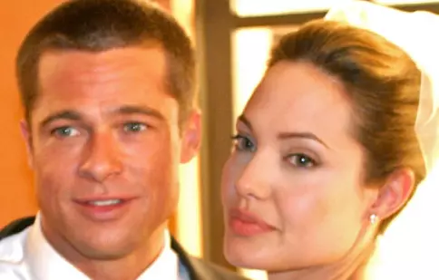 Primele fotografii cu Angelina Jolie în rochie de mireasă