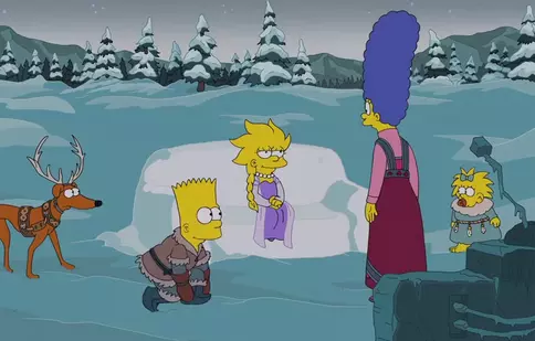 „Familia Simpson”, omagiu pentru „Regatul de gheață”