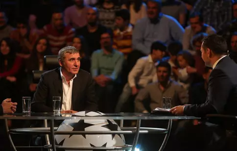 Gheorghe Hagi, sărbătorit într-o ediţie specială „Replay” de la TVR 2 | FOTO