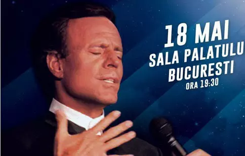 Julio Iglesias va susține trei concerte în România