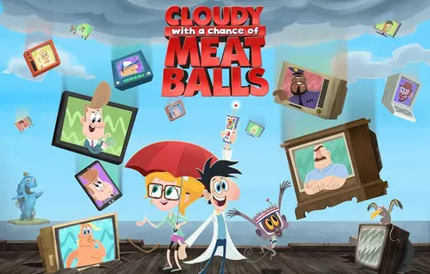 Serialul „Stă să plouă cu chiftele” ajunge luna viitoare la Cartoon Network și Boomerang