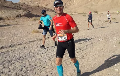 Încă un maraton pentru Daniel Osmanovici. Prezentatorul „Observatorului” a participat la maratonul din Israel