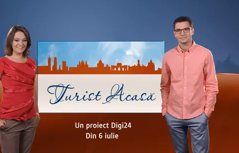 Din 6 iulie, în grila Digi24 va intra matinalul de weekend "Turist acasă", prezentat de Cătălin Nunu și Alexandra Albu
