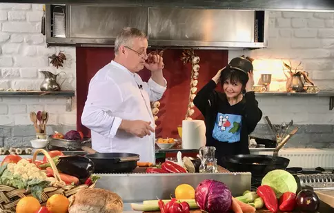 Actrița Dorina Chiriac este invitata din acest weekend în bucătăria lui Mircea Dinescu