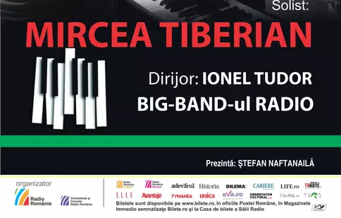 Seară de jazz cu big band-ul radio și Mircea Tiberian