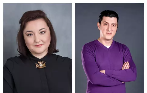 Sărbătoare în echipa „Las Fierbinți”. Ecaterina Ladin (Dalida) și Costi Diță (Giani) își sărbătoresc ziua de naștere
