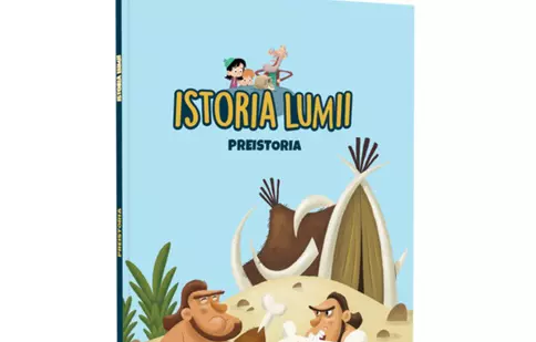 PREISTORIA, primul volum din „Istoria lumii pentru copii”, gratuit, împreună cu revista TVMania
