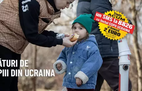 Ringier Foundation România și Libertatea lansează campania umanitară ”Alături de copiii ucraineni”. O donație cât de mică poate salva o viață!