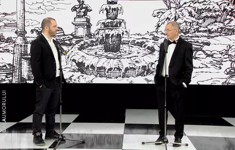 Horaţiu Mălăele şi fiul său, Bogdan, la „Gala Umorului” (TVR 2)