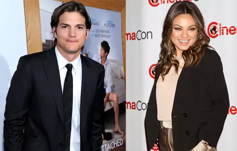FOTO: Ashton Kutcher se iubește cu Mila Kunis