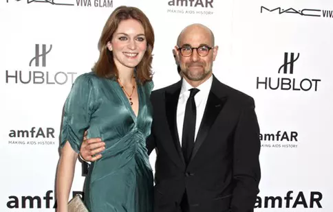 Stanley Tucci a devenit tatăl unui băiat, cu Felicity Blunt