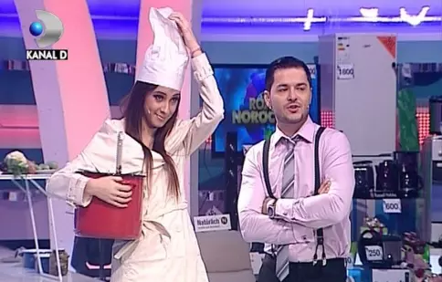 Ana Maria Barnoschi găteşte la “Roata norocului”
