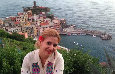 Amalia Enache s-a relaxat în Toscana