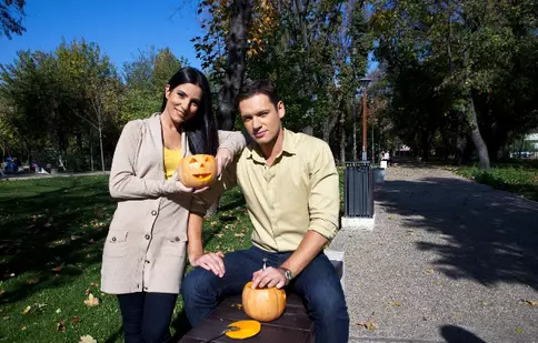 Anca Dumitrescu şi Marius Pancu (Digi24) se pregătesc de Halloween
