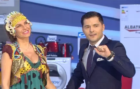 Anna Lesko îl inhibă pe Liviu Vârciu, la “Roata Norocului”