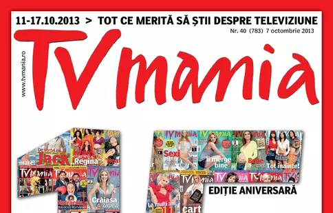 Pe 12 octombrie, „TVmania” împlineşte 15 ani