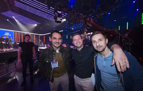 Răzvan şi Dani, în culise la XFactor UK: “Nicole Scherzinger a venit cu mama”