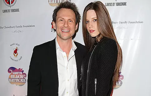 Christian Slater s-a însurat spontan cu iubita, Brittany Lopez