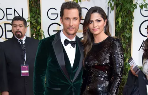 Matthew McConaughey i-a mulţumit soţiei pentru Globul său de Aur