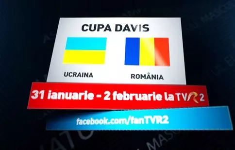 Partida Ucraina – România din Cupa Davis va fi transmisă de TVR 2