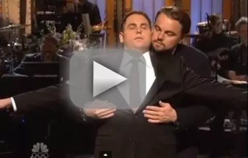 Leonardo DiCaprio şi Jonah Hill au recreat un moment celebru din "Titanic"