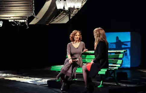 Scriitoarea Ioana Nicolaie, soţia lui Mircea Cărtărescu, invitata serii la "Nocturne" de la TVR 1