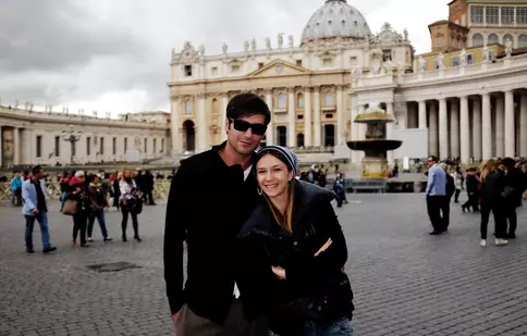 Adela Popescu şi Radu Vâlcan, city-break la Roma | Foto