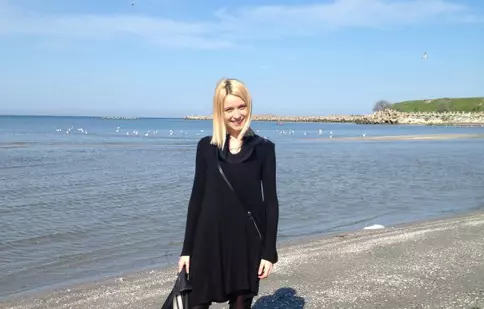 Diana Dumitrescu a petrecut Paștele la malul mării