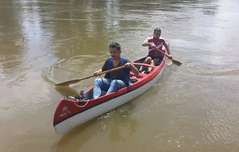 Răzvan Simion, aventură pe apele Mureşului