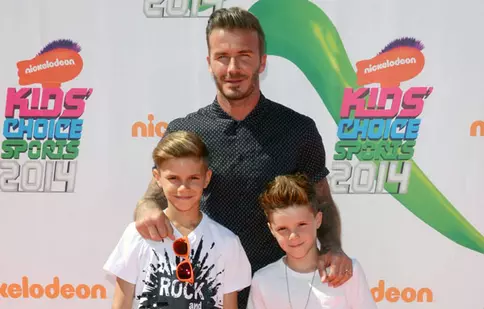 David Beckham este un tată strict