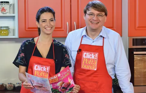 Ion M. Ioniţă găteşte în emisiunea „Click! Poftă Bună!“