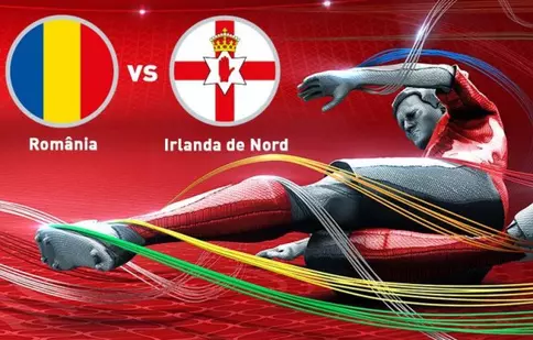 Meciul de fotbal România – Irlanda de Nord va fi difuzat astăzi de TVR 1