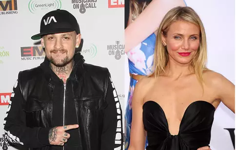 Cameron Diaz s-a logodit cu cântărețul Benji Madden