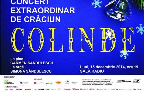 Colindele de Crăciun se ascultă la Sala Radio